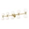 Z-Lite Artemis Vanity, 10-Light, 6.5 In.W x 45 In.L x 10.75 In.H, Modern Gold/Matte Opal 494-10V-MGLD - alternate 5